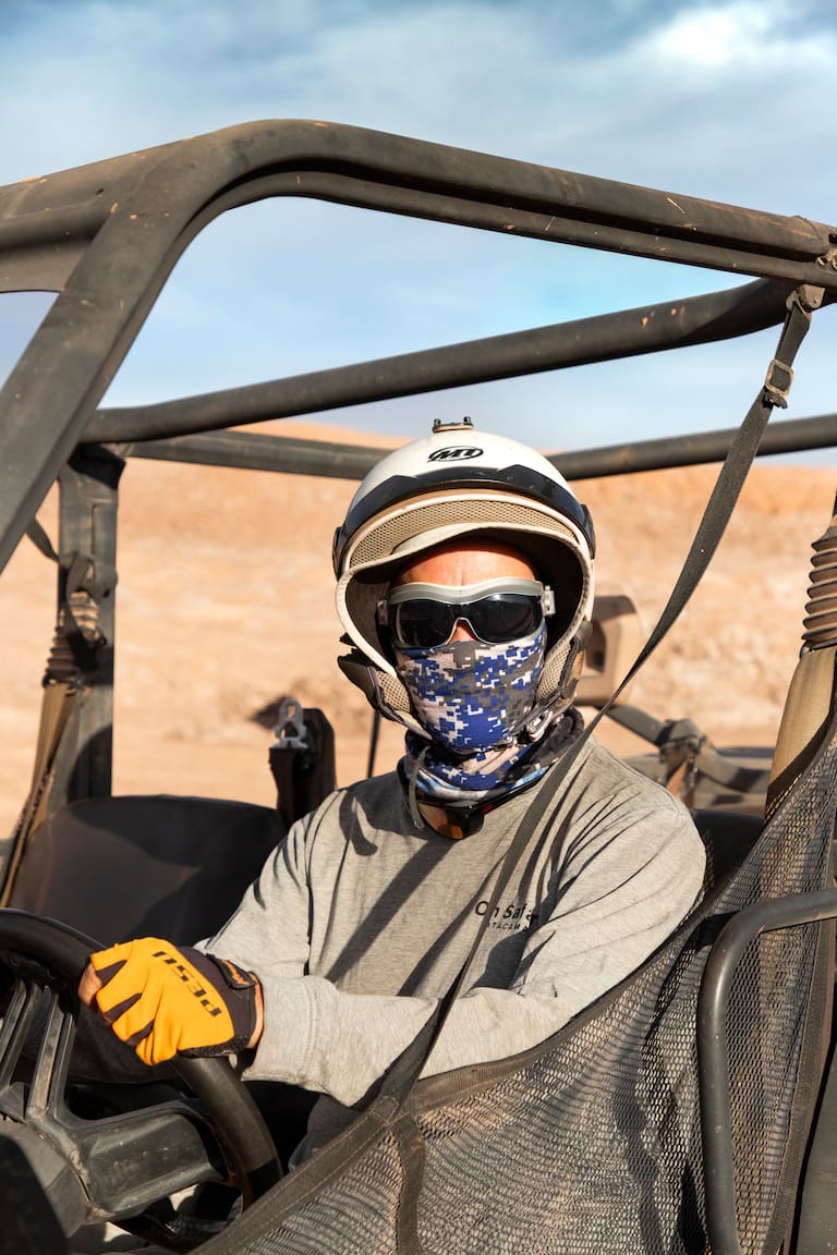 Dunas gigantes en el límite del Valle de la Luna. El recorrido en buggy ofrece un paseo a pura adrenalina
Fotos: Carolina Castagnola