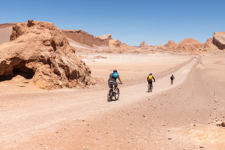 En bici por el Valle de la Luna. Solo para viajeros súper entrenados
Fotos: Carolina Castagnola