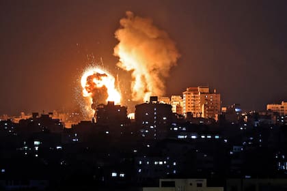 Ataque de fuerzas israelíes contra la Franja de Gaza, el 10 de mayo de 2021