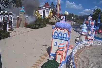 Ataque ruso contra un parque de diversiones en Kharkiv