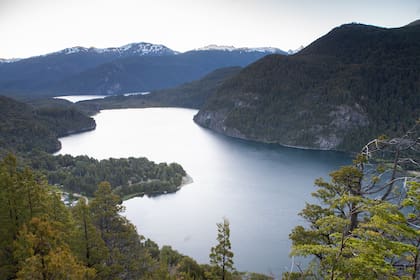 Atardecer desde el mirador de Lago Verde.