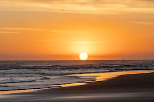 Atardecer en Claromecó.