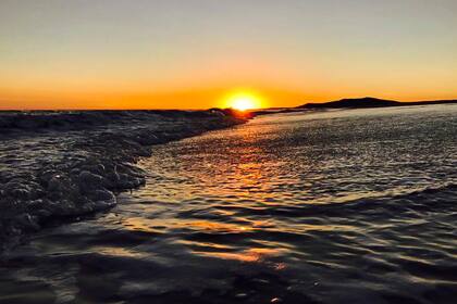 Atardecer en el balnario Orense