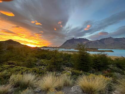 Atardecer en el Parque Perito Moreno. (Foto: Claudio Suter)