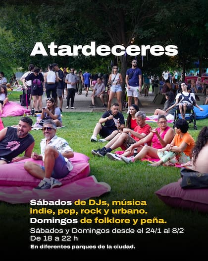 Atardeceres transforma parques y plazas en espacios de encuentro