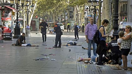 Atendado en La Rambla de Barcelona , 17/08/2017