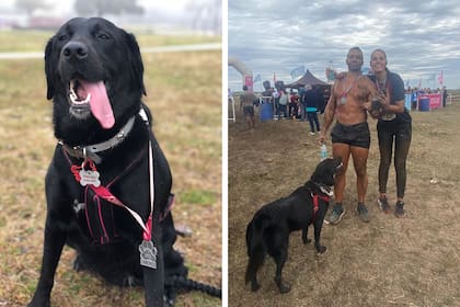 Atenea participó en una de las ediciones de Carrera Sucia y obtuvo su medalla de finisher.