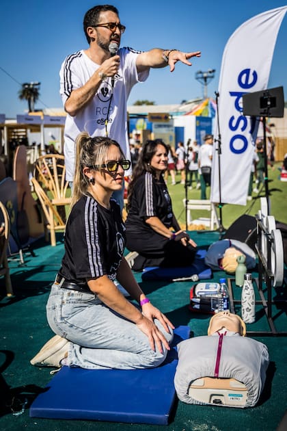 Atentos al taller, el público que se sumó a la propuesta logró retener los conceptos fundamentales.