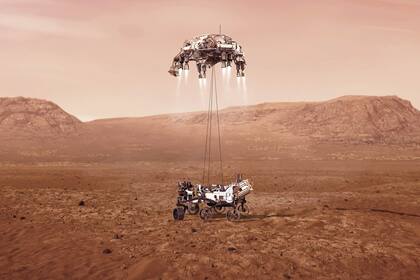 Aterrizaje del rover Perseverance