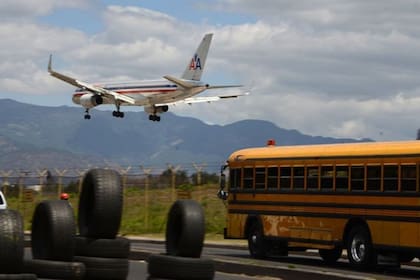 Aterrizaje en el aeropuerto de Toncontín