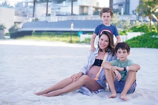 Valeria Gastaldi. Desde Miami, cuenta cómo vive el embarazo de su tercer varón
