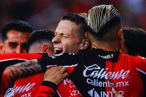 Atlas celebró con euforia su victoria sobre Tigres y se cruzarán nuevamente en el partido de vuelta el próximo sábado (Crédito: Instagram/@atlasfc)