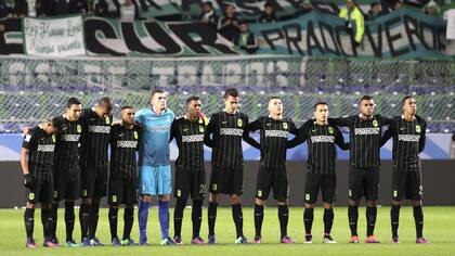 Atlético Nacional se emocionó durante el homenaje a Chapecoense
