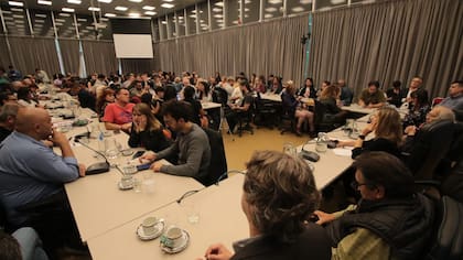 Audiencia en la Cámara de Diputados para repudiar el "protocolo antipiquetes" así como las "medidas de ajuste" del gobierno de Javier Milei