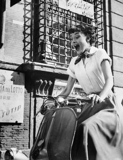Audrey Hepburn en Vacaciones en Roma (ó La princesa que quería vivir)