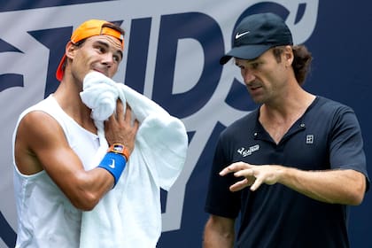 Carlos Moya, uno de los entrenadores de Rafael Nadal.