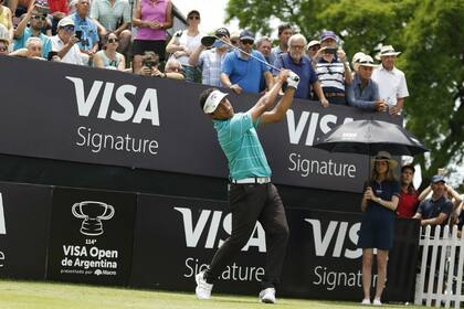 Augusto Núñez tuvo una última vuelta para el olvido de 75 golpes (+5) y terminó perdiendo la gran chance del título