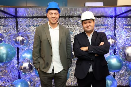 Augusto Zunino (Zunino Propiedades) y Fernando Guevara (consultor de comunicación)