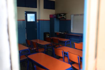 Aula vacía ante el cierre del Instituto Formar Futuro