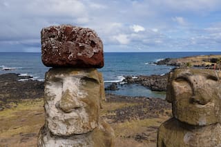 Aumento del nivel del mar podría poner en riesgo a los moáis de la Isla de Pascua para 2080