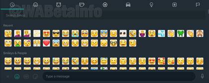 Aún restan algunos ajustes en los emojis dentro de la vista modo oscuro de WhatsApp Web