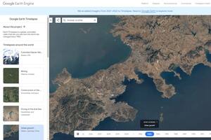 Aunque funciona sobre cualquier parte del planeta, Google seleccionó algunos lugares donde se nota claramente el impacto de la presencia humana en nuestro planeta a lo largo de 40 años