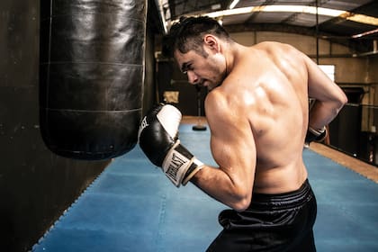 Aunque hace crossfit para mantener su buen estado físico, en el último tiempo practicó boxeo para estar a la altura de su próximo papel.