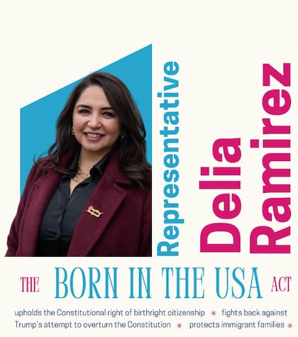 Aunque la canción 'Born in the USA', de Bruce Springsteen, es una crítica a la Guerra de Vietnam, Delia Ramírez la retomó como inspiración para los migrantes