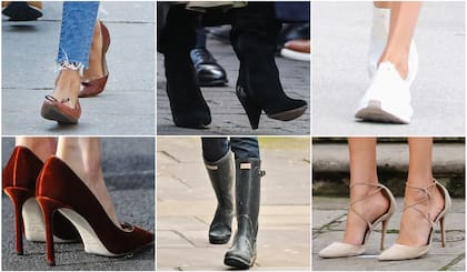 Aunque la hemos visto con botas Hunter, zapatillas deportivas y chatitas, la novia de Harry sabe que los zapatos de tacón la estilizan.