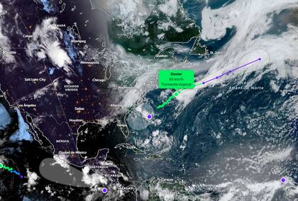Aunque las aguas frías normalmente debilitarían a Dexter, su interacción con una vaguada en altura podría generar una intensificación extratropical inusual