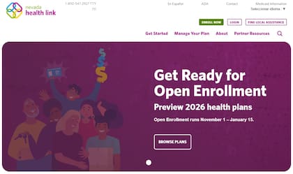 Aunque las inscripciones comienzan el 1 de noviembre, ya se pueden consultar los seguros médicos que estarán disponibles (Nevada Health Link)