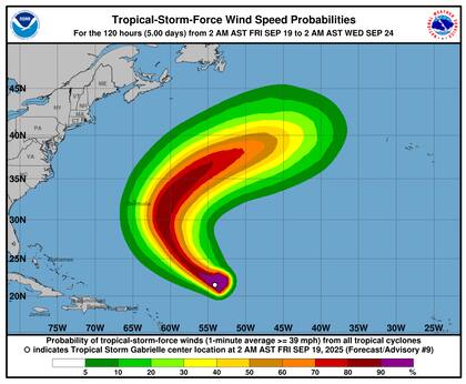Aunque Puerto Rico y la costa este de Estados Unidos no enfrentarán impactos directos, el NHC advirtió sobre riesgos de fuerte oleaje y corrientes marinas