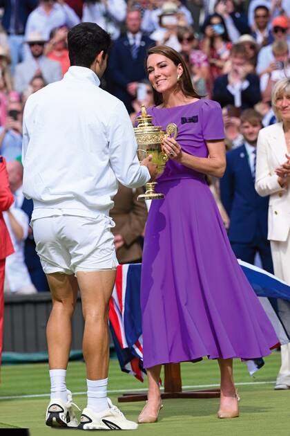 Aunque recién un día antes se supo que Kate estaría en la final masculina de Wimbledon, ya hace una semana se especulaba con su presencia.