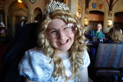 Aunque ya era mayor de edad, Gypsy era disfrazada de princesa (Foto Facebook Dee Gyp Blancharde)