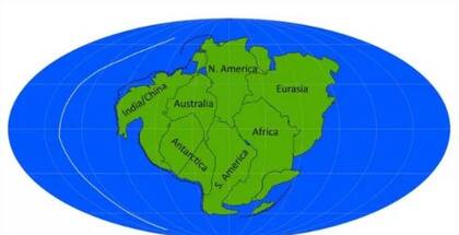 Aurica, el supercontinente que podría formarse si el Atlántico y el Pacífico se cerraran (Credit: Davies et al)