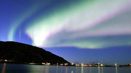 Aurora boreal en Noruega