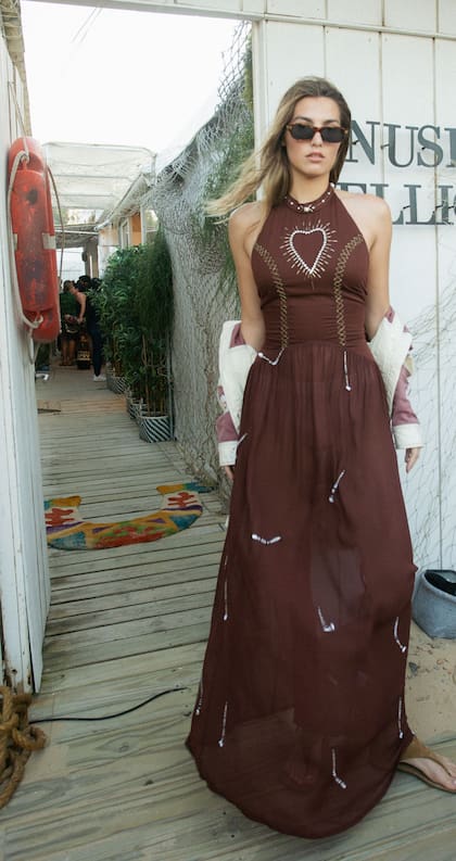 Aurora Figueras en el atardecer esteño