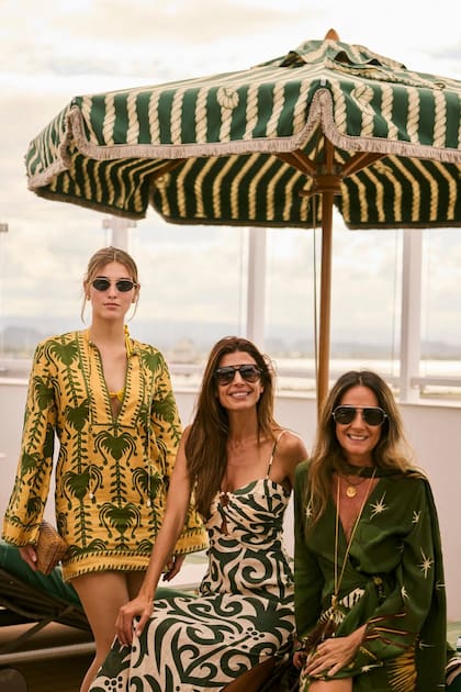 Aurora Figueras, Juliana Awada y Johanna Ortiz
