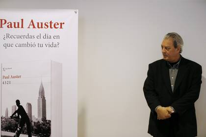 Paul Auster, en la presentación de 4 3 2 1 en Madrid
