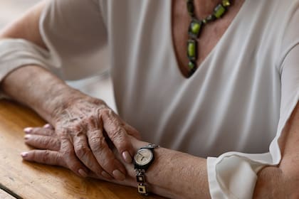 Austera y elegante, la actriz llegó a la entrevista con LA NACION haciendo gala de la ductilidad que la hizo trascender en cine