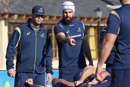 Australia durante la práctica en Mendoza