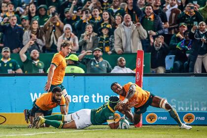 Australia sufrió una dura derrota vs. Sudáfrica en su debut en el Rugby Championship