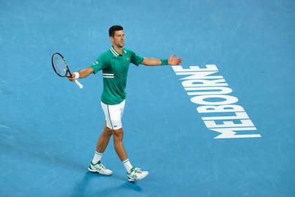 Novak Djokovic, campeón 2021 en el Australian Open.