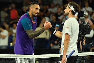 Video: Kyrgios ganó un set sacando de abajo... pero Thiem se llevó el partidazo