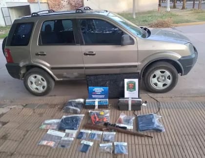 Auto secuestrado en la causa