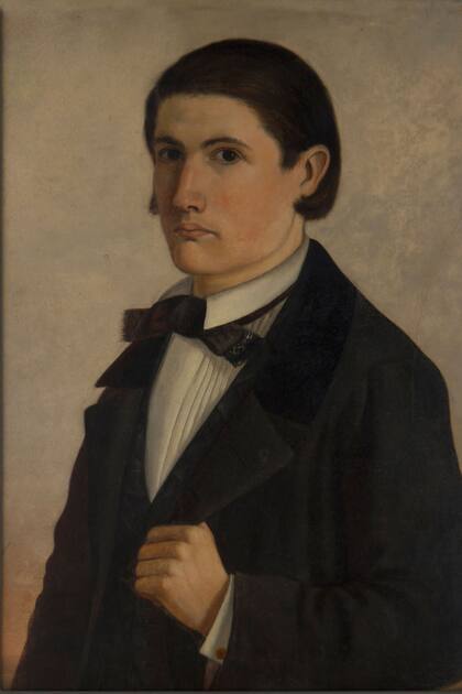 "Autorretrato". Cándido López, 1858