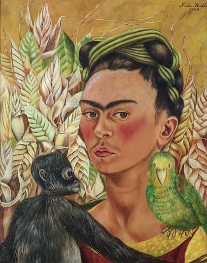 Autorretrato con chango y loro, comprada por Costantini y donada al Malba