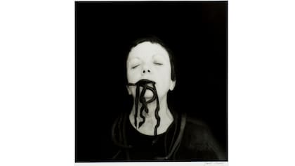 Autorretrato con serpientes, Oaxaca, 2006