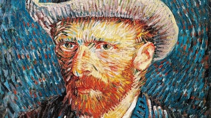 Autorretrato con sombrero de fieltro, Vincent van Gogh, 1888