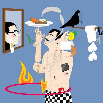 Autorretrato de Alfredo Dufour comprado en Constitución por el Museo Provincial de Arte Franklin Rawson de San Juan